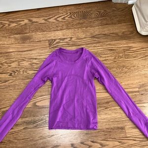 LuluLemon Swiftly Tech L/S Shirt *Race Length [Size: 0, Color: Moonlit Magenta]